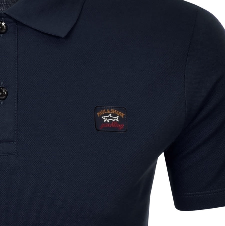 Alternative Image for ProductPaul And Shark Short Sleeved Polo T Shirt Navy3